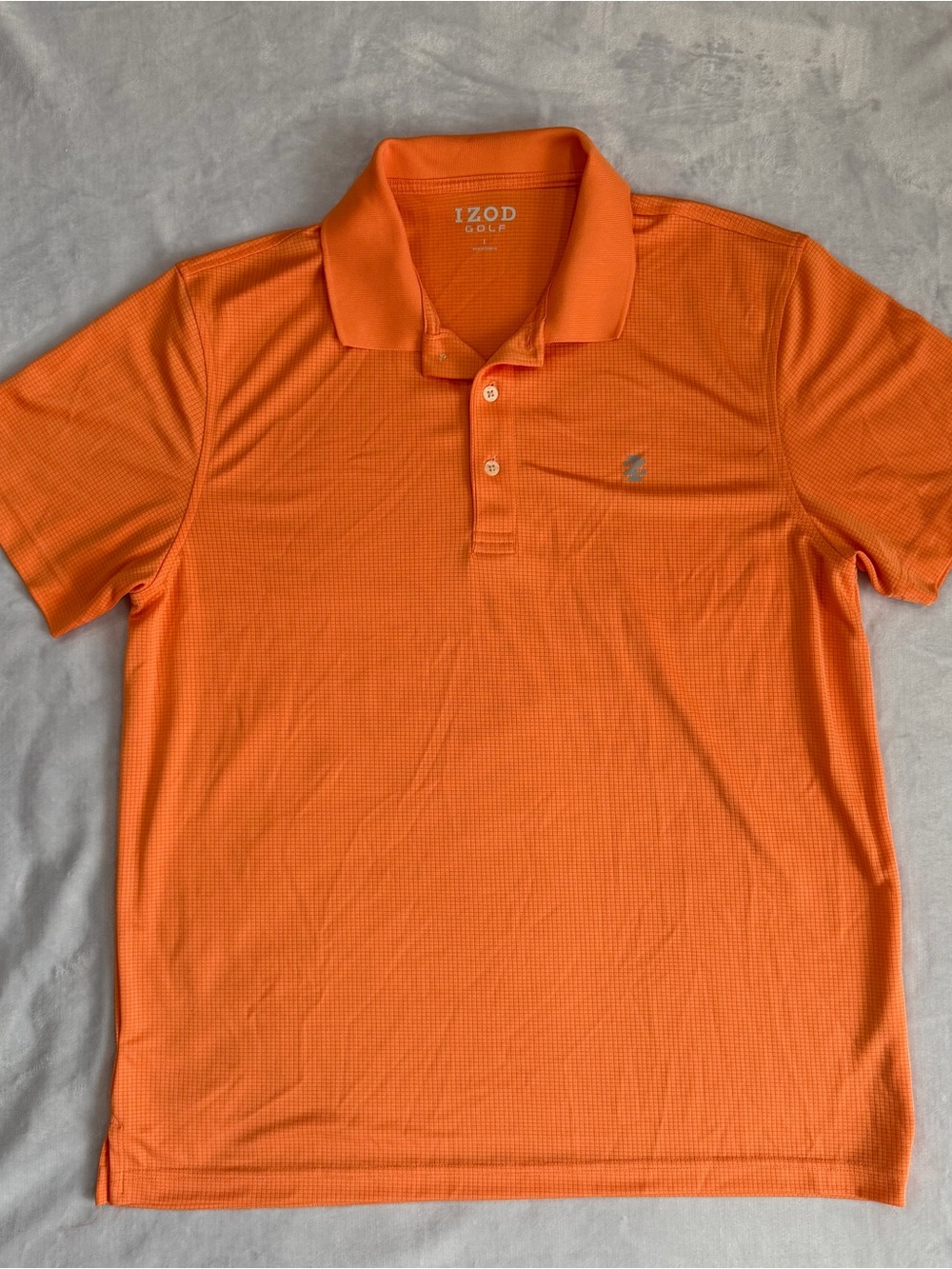Izod Orange Short-Sleeve Golf Polo